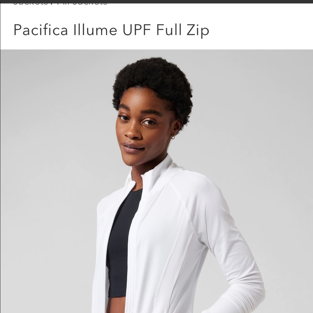 Athleta Pacifica Illume UPF full zip jacket